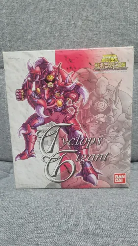Boneco Giganto de Ciclope Diecast Vintage - Bandai HK 2006 cavaleiros do zodíaco