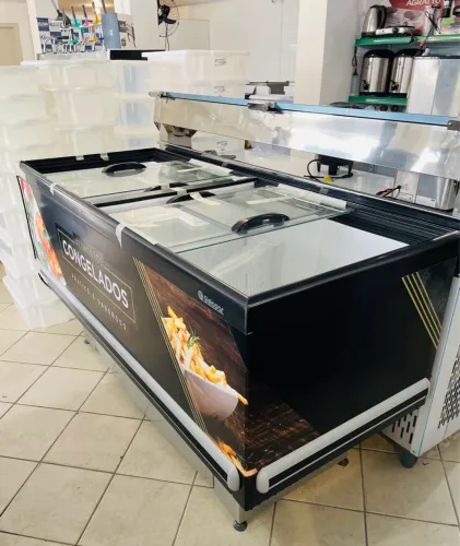 MB Ilha de congelados vidro reto 1.90 Gelopar 