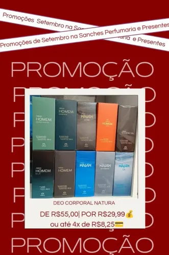 Promoção Deo corporal Natura 