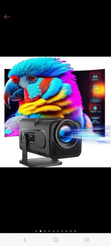 Projetor LED 4K com Android full HD novo!!