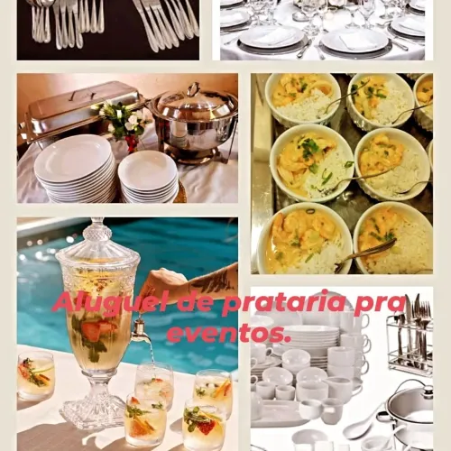 Aluguel de prataria pra eventos 