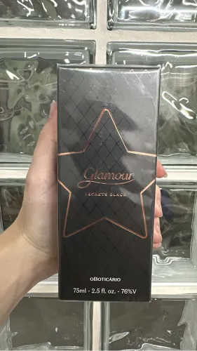 Perfume Glamour Secret Black O Boticário Lacrado