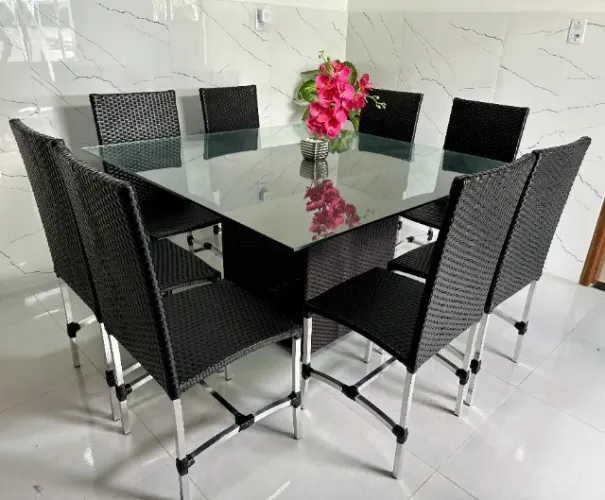 Venha conferir nossas ofertas exclusivas. conjunto de mesa dubai com 8 cadeiras.