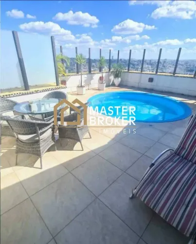 Cobertura residencial à venda em Grajaú, BH  4 quartos, 4 vagas, lazer completo