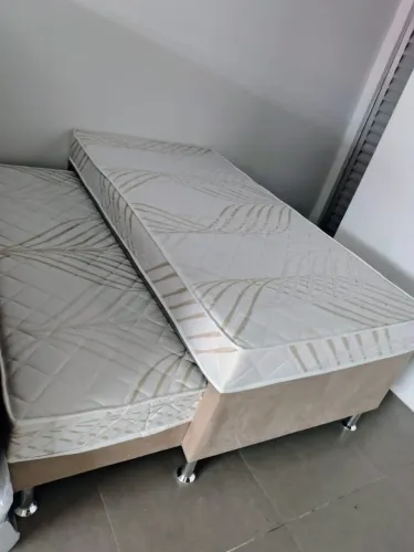 BICAMA SOLTEIRO MOLAS ENSACADAS COM TECIDO SUPER MACIO E CONFORTÁVEL