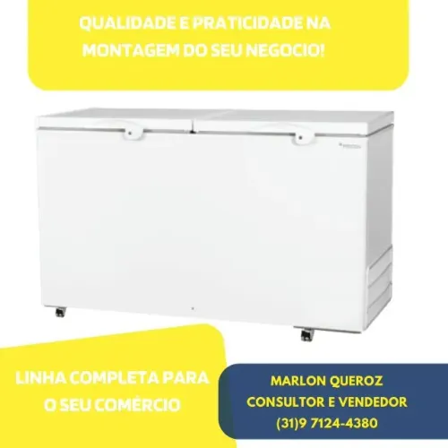 Freezer Horizontal Fricon Tampa Cega 503 Litros