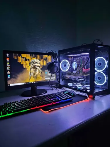 Pc gamer Completo ryzen 5 5500 10x sem juros