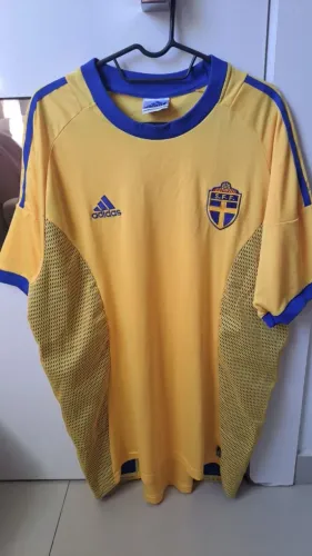 Camisa Suécia Adidas 2002