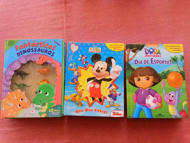 3 livros divertidos com personagens