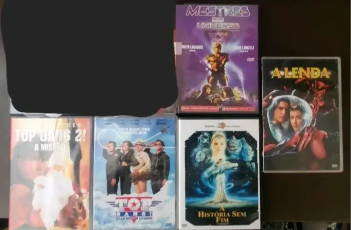 Lote de DVDs de filmes dos anos 90