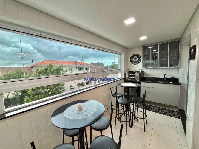 Apartamento venda 2 quartos suite varanda gourmet Macuco Santos/SP