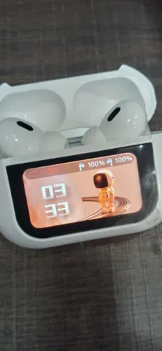 Fone de ouvido bluethoot tela lcd jogos e app