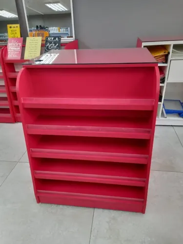 Balcão Caixa c/ Tampo Vidro 