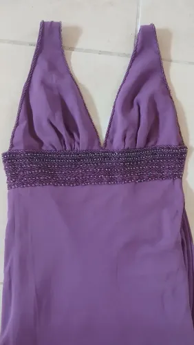 Vestido de Festa Longo Lavanda