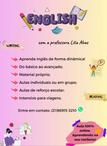 Aulas de Inglês