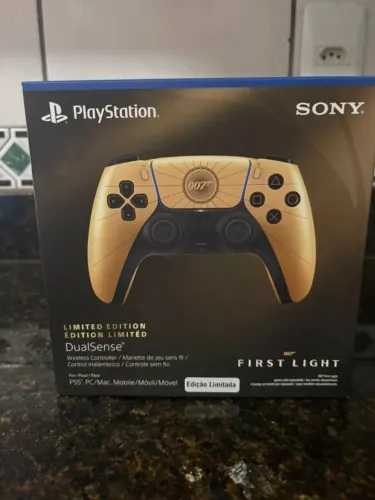 Controle Sem Fio Sony DualSense, Edição Limitada 007 First Light PS5