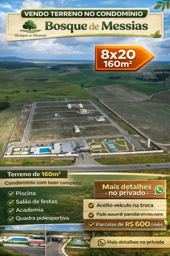 Vendo/ troco  terreno 160m2 com área de lazer completa