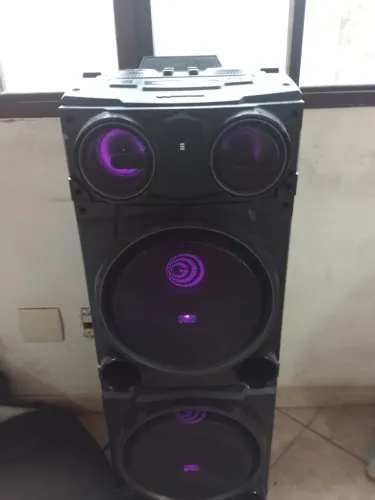 Caixa de som torre gradiente bluetooth
