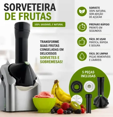 Maquina de Sorvete - Sorvetes 100% naturais