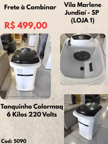 Tanquinho colormaq 6 Kilos 220 Volts