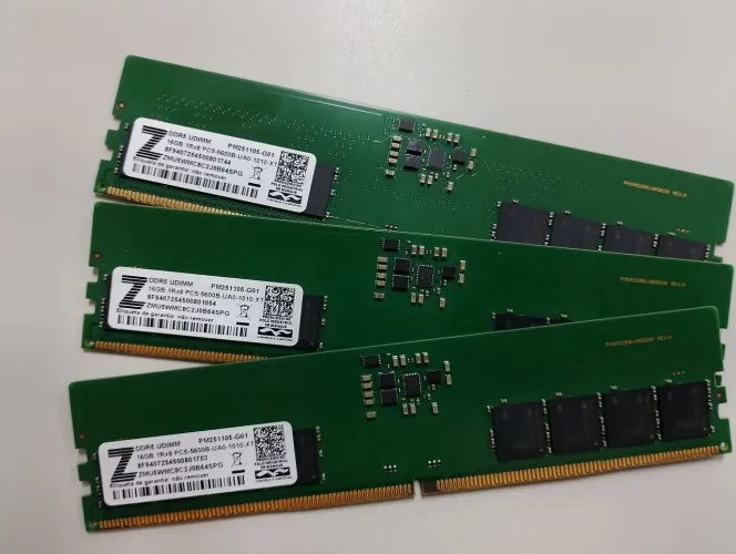 Memória DDR5 - PC - 16gb 5600Mhz (3 Unidades)