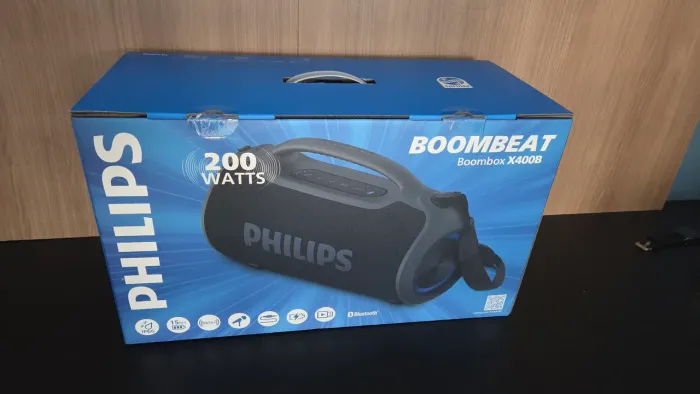 Caixa Philips BoomBeat Bluetooth 200w LACRADA