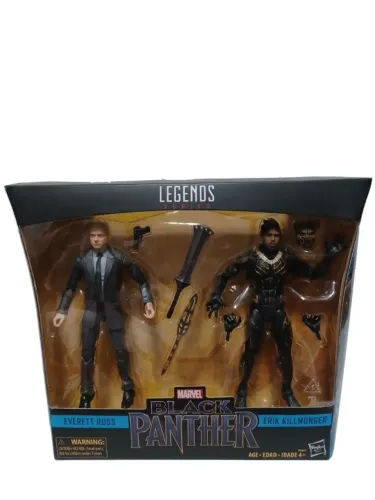 Marvel Legends pack Agente Ross e Killmonger