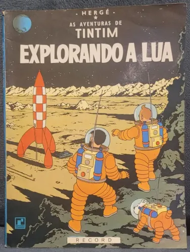 HQ - Vintage (1969/1970) - As Aventuras de TINTIM - Explorando a Lua