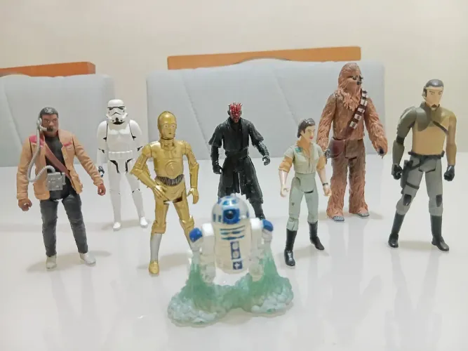 Kit 8 bonecos star wars originais hasbro