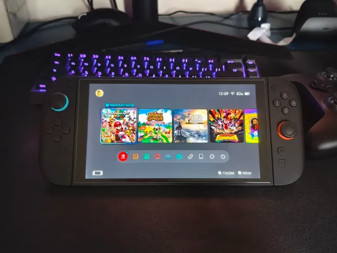 Nintendo Switch 2 com jogos