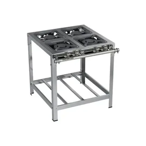 FOGÃO 4 BOCAS AÇO INOX