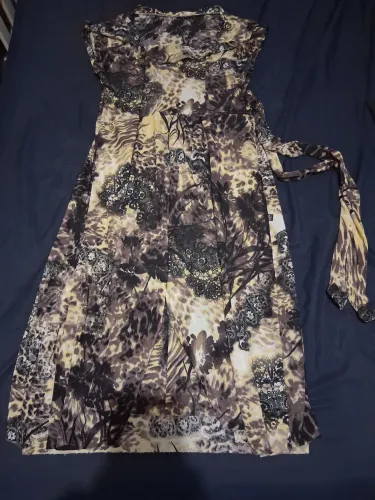 Vestido estampado retrô P / M