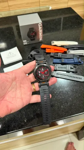Relógio GPS multiesportivo Garmin Epix Gen 2 Sapphire Titanium
