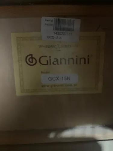 Violão gianini clássico GCX-15