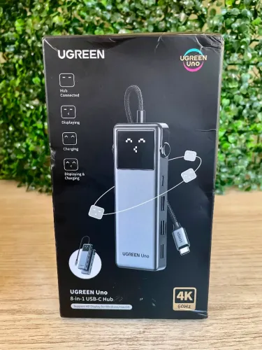 Ugreen Hub USB-C 8 em 1 Uno HDMI 4K@60Hz