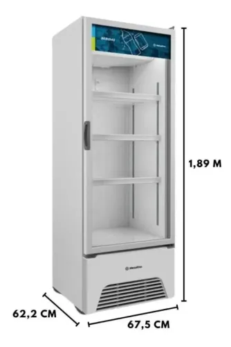 Refrigerador Expositor Vertical Metalfrio 403 Litros VB40AL 110V