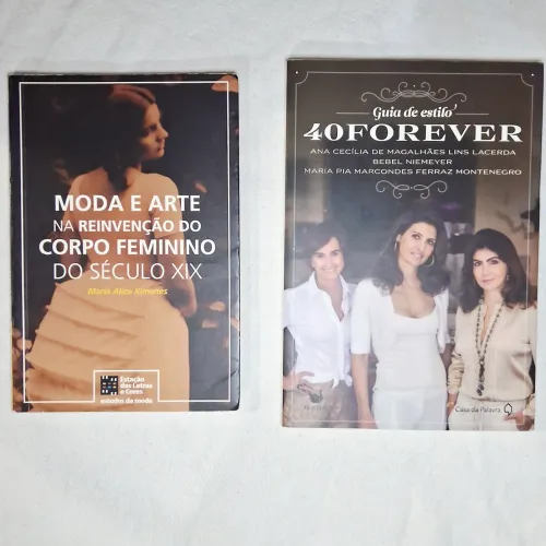 2 livros sobre moda e comportamento