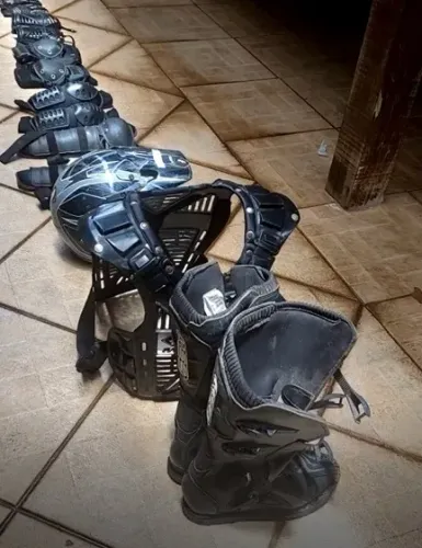 KIT proteção Moto Trilha 