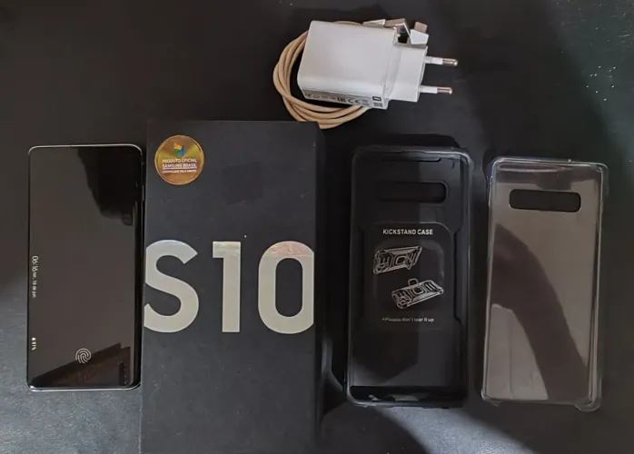 Samsung Galaxy S10 8GB 128GB Conservado + Acessórios<br>