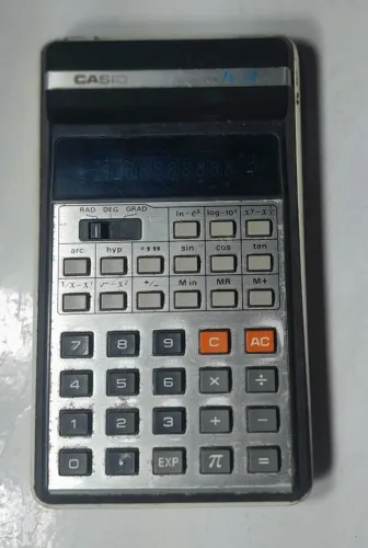 Calculadora Casio FX-21 Vintage Relíquia Colecionador (Funcionando)