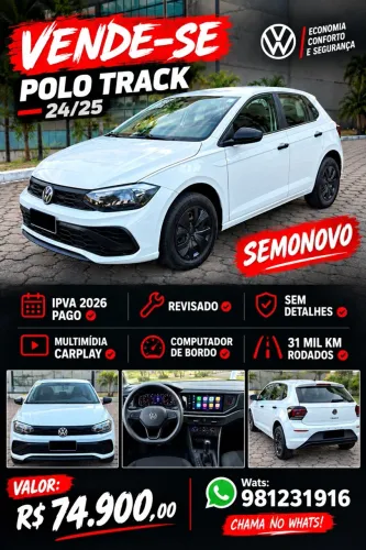 Volkswagen Polo Track 1.0 Flex 12V 5P 2025