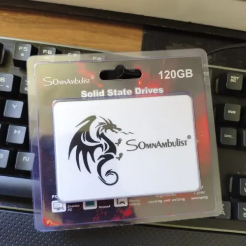 SSD 120GB Somnambulist Para Notebook e Computador (Novo)