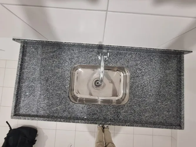 Pedra com cuba para pia de cozinha 