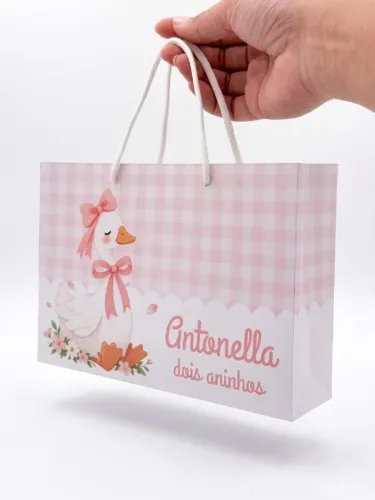 Sacolinha Personalizada G (21cm) Pegue e Monte - Todos os Temas
