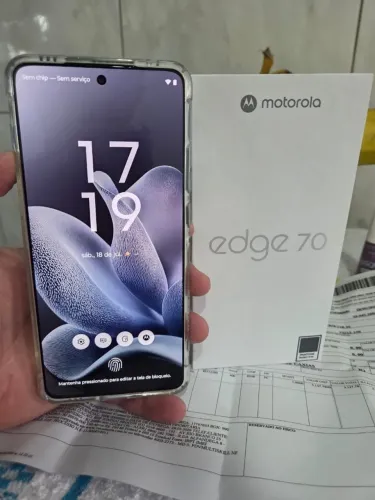 Motorola Edge 70 lançamento 5G com nota fiscal garantia 10 meses