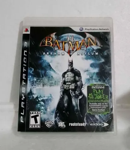 Jogo PS3 Batman Arkham Asylum PS3 Original Completo