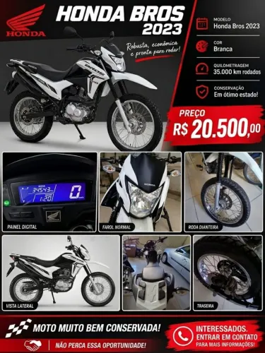 ? VENDE-SE HONDA BROS 2023!