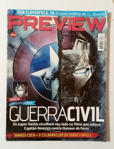 Revista Preview - Guerra Civil - Edição 79 - Abril/2016
