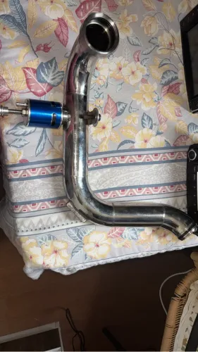 Tubo cromado para motor 200 TSI com válvula