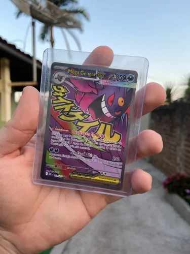MEGA ATCK GENGAR 269/217 carta Pokémon TCG coleção heróis excelsos